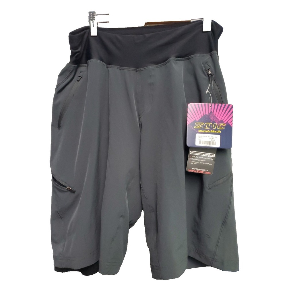 Zoic Navaeh 5" Women's Cycling Shorts w/ Essential Liner Shadow Size 1XL NWT